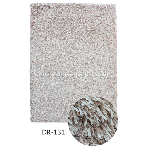 Karpet Permaidani Shaggy Strip Polyester